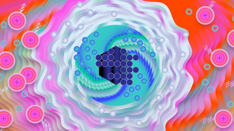 Fusion, abstract illustration