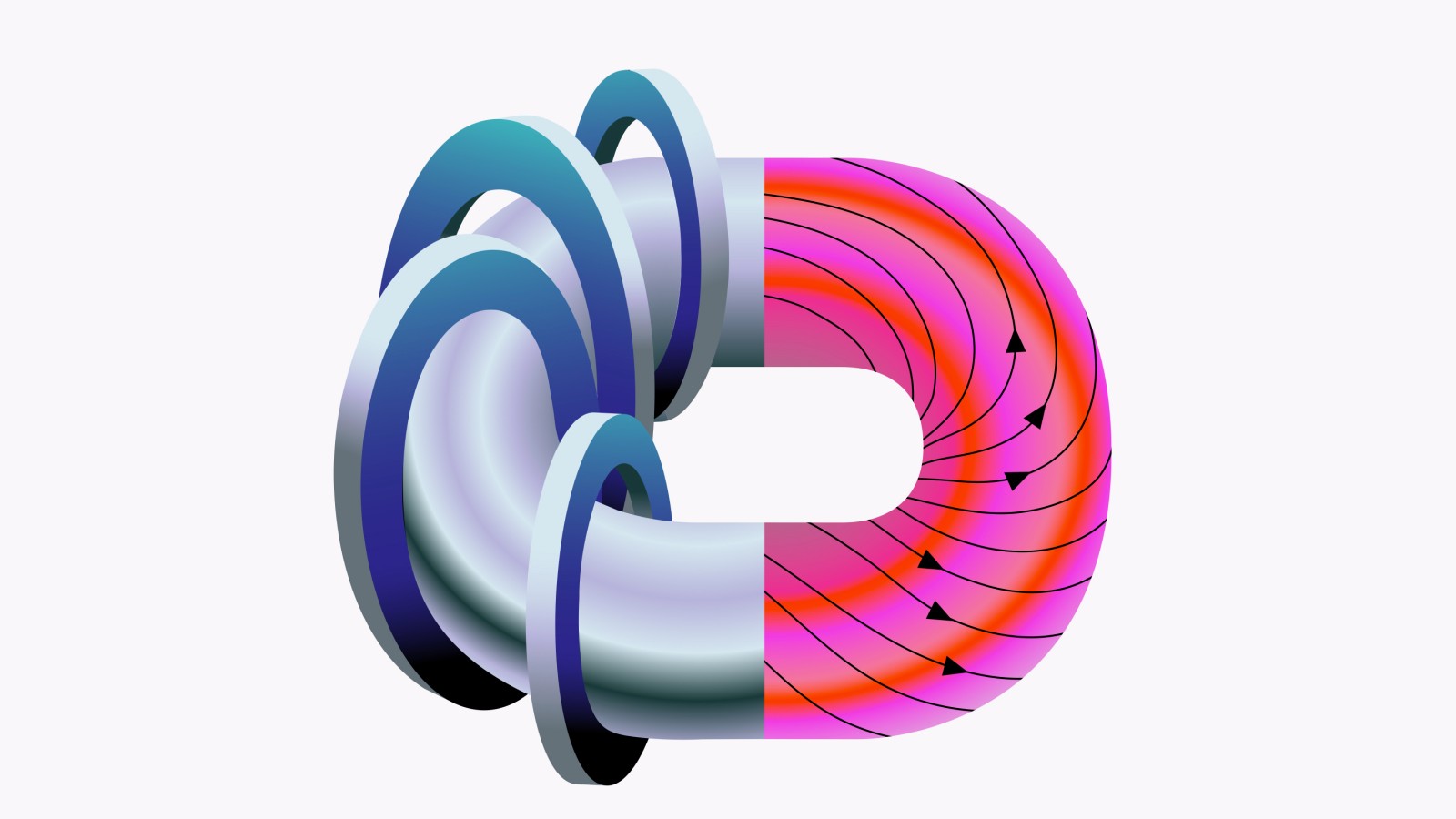 abstract illustration: magnets