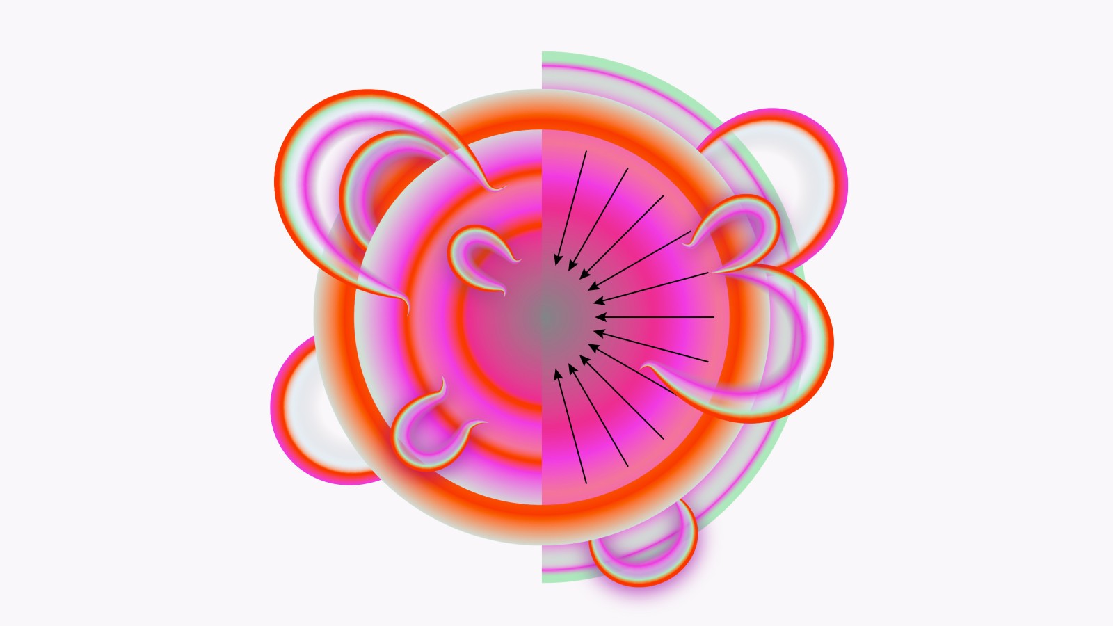 abstract illustration: gravity