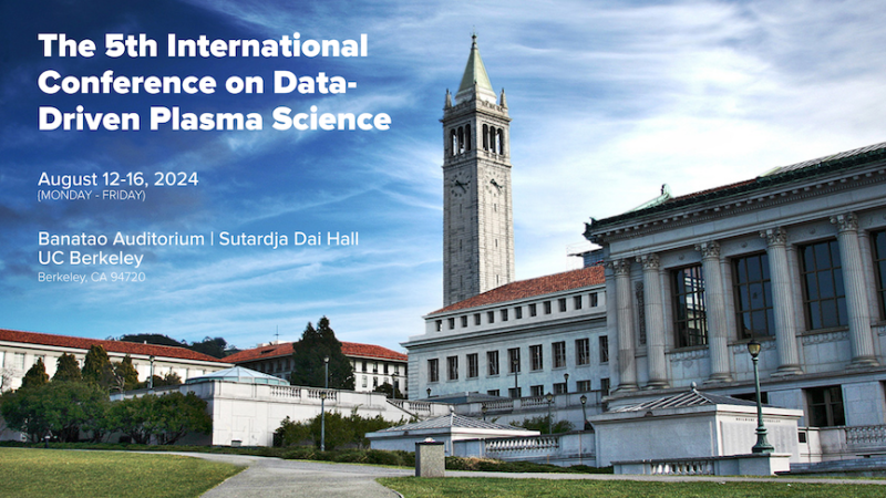 5th International Conference on Data-Driven Plasma Science (ICDDPS-5)