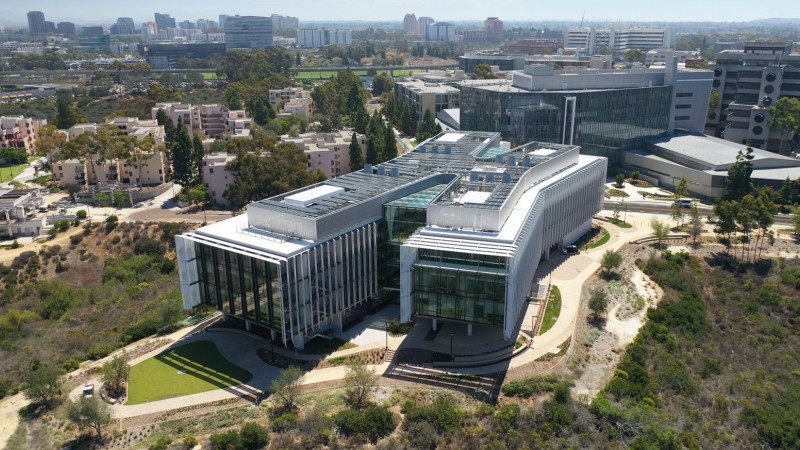 Arial view of UCSD