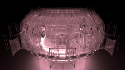 Plasma inside the JET tokamak