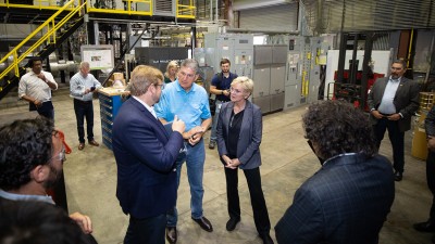 Secretary Jennifer Granholm with Senator Joe Manchin (D–WV)