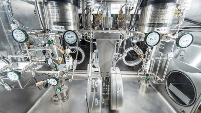 The hydrogen isotope separator system at the Laboratory for Laser Energetics (LLE).