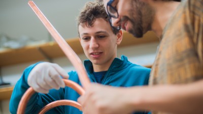 A special type of high-temperature superconducting cable that holds promise for use in fusion reactors. 
