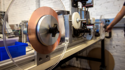 The superconducting tape is made up of yttrium barium copper oxide deposited on a steel substrate.