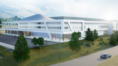Artist rendering of the Advanced Technology Lasers for Applications and Science (ATLAS) Facility
