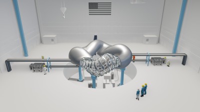 Artist impression of the Type One Energy stellarator