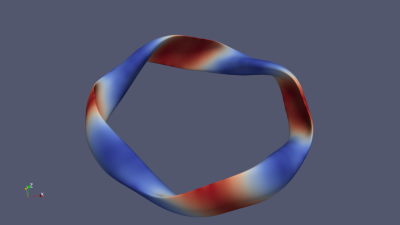 Type One Energy used ORNL’s Summit supercomputer to develop an optimized stellarator fusion power plant concept.